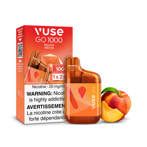 Peach Vuse GO 1000 - Disposable Vape