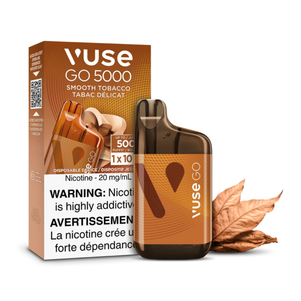 F1-SensoryVisual-5K-SmoothTobacco-pack_66a00b67-3e92-4b6e-9dcc-24bf6b340614.png Smooth Tobacco Vuse GO 5000 - Disposable Vape