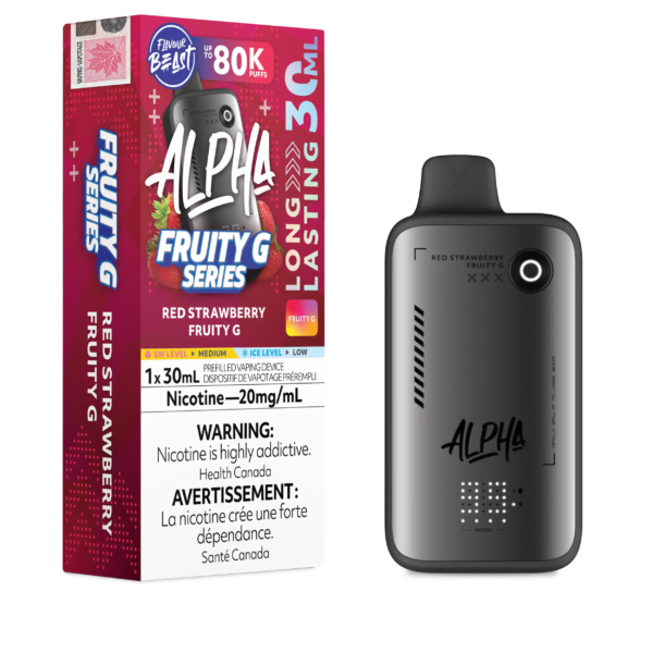 FlavorBeast_Alpha-APR2026-Device_SP-EXS-RedStrawberryFruityG.png Red Strawberry Fruity G Flavour Beast Alpha - Disposable Vape 80K