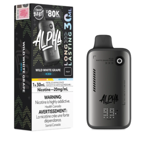 Wild White Grape Iced Flavour Beast Alpha - Disposable Vape 80K