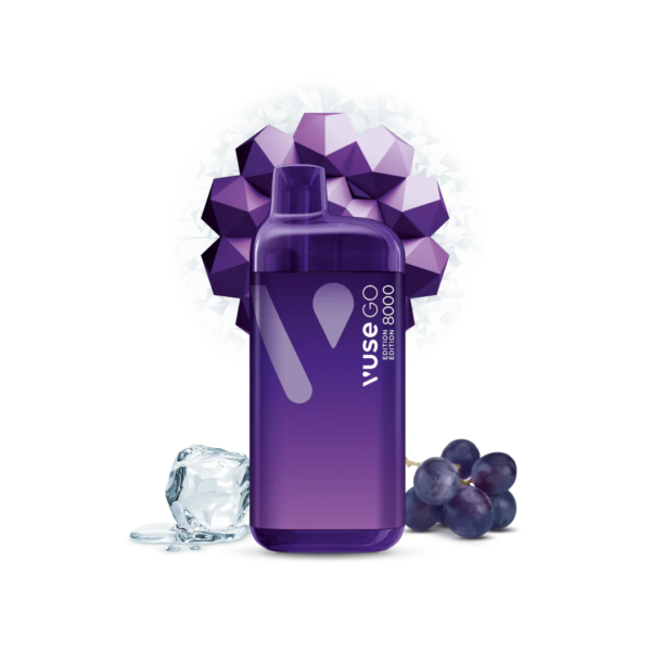 PDP_VuseGO-Edition8000_GrapeIce_527x527_F1_962d201e-fc0e-4cbe-aed5-d014a5aea19b.png Blueberry Ice Vuse GO 8000 - Disposable Vape