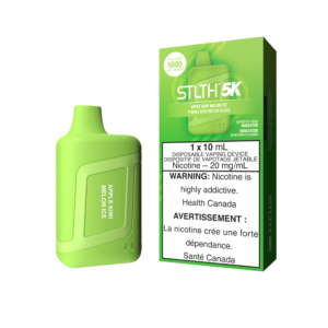 STLTH5K-DEVICE_KITPACKAGE-APPLEKIWIMELONICE.png Apple Kiwi Melon Ice Stlth 5K Box - Disposable Vape