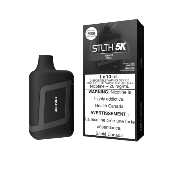 STLTH5K-DEVICE_KITPACKAGE-TOBACCO.png Tobacco Stlth 5K Box - Disposable Vape