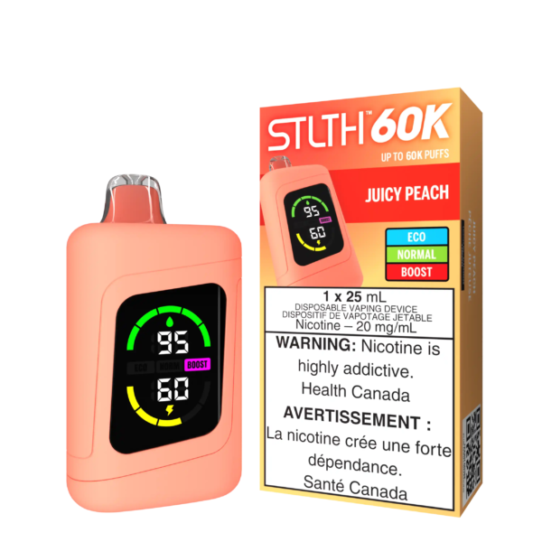 STLTH60K-DEVICE_KITPACKAGE-JUICYPEACH.png Juicy Peach Stlth 60K - Disposable Vape