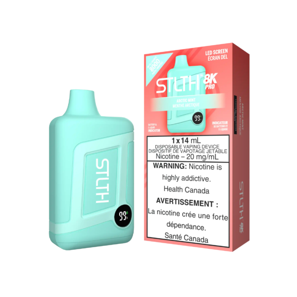 STLTH8KPro-ArcticMint-3000x3000-1.png Arctic Mint Stlth 8K Pro - Disposable Vape