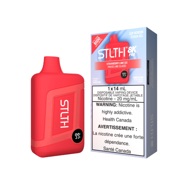 STLTH8KPro-StrawberryLimeIce-3000x3000-1.png Strawberry Lime Ice Stlth 8K Pro - Disposable Vape