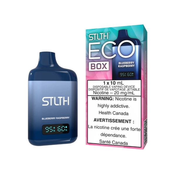 STLTHECOBOX-DEVICE_KITPACKAGE-BLUEBERRYRASPBERRY.png Blueberry Raspberry Stlth Eco Box - Disposable