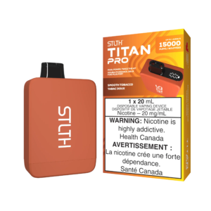 STLTHTITANPRO-SMOOTHTOBACCO.png Smooth Tobacco Stlth Titan Pro - Disposable 15K