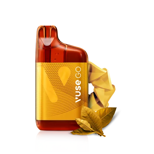 SensoryVisual_VuseGO-5K_GoldenTobacco_60f36c59-dfe0-400e-9484-8180a630c148.png Golden Tobacco Vuse GO 5000 - Disposable Vape